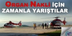 Organ nakli için zamanla yarıştılar