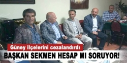 Büyükşehir Güney ilçelerini cezalandırdı!