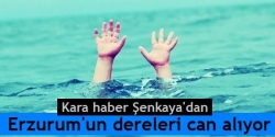 Erzurum'da bir çocuk daha boğuldu!