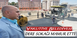 Yakutiye Belediyesi dere sokağı mamur etti