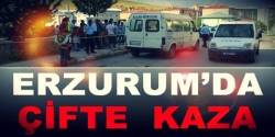 Erzurum'da trafik kazası:1 ölü 1 yaralı
