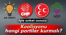 Koalisyonu hangi partiler kurmalı?