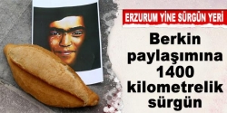 1400 kilometrelik sürgün