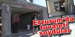 Erzurum'da tuvaleti soydular