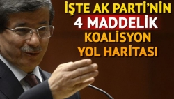 AK Parti'nin 4 Maddelik Yol Haritası