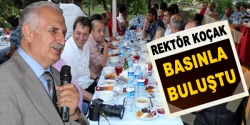 Rektör Koçak Basınla buluştu