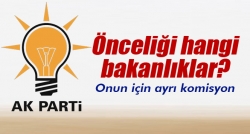 Ak Parti'nin önceliği hangi bakanlıklar