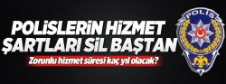 Polislere 6 yıl mecburi hizmet