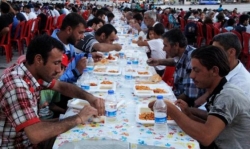 Erzurum'da korucularla iftar!