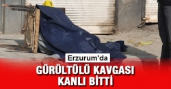 Erzurum'da gürültü kavgası!