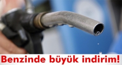 Benzinde büyük indirim!