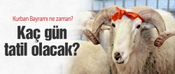 2015 Kurban Bayramı ne zaman?