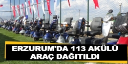 113 engelliye Erzurum’da akülü araç dağıtıldı