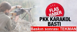 Erzurum'da karakola baskın!