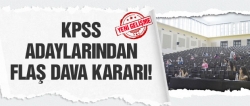 KPSS'ye giren adaylardan dava kararı!