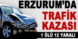 Erzurum'da trafik kazası