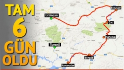 Tunceli-Erzincan yolu 6 gündür kapalı!