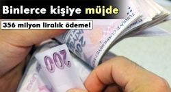 Çiftçiye 356 milyon liralık ödeme!