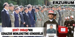 Şehit onbaşıya Erzurum'da tören
