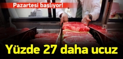 Dana etinde yüzde 5 indirim