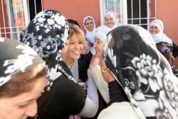 Gülben Erzurum'a doğru geliyor