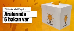 Erken seçimde AK Parti'de 26 isim yolcu