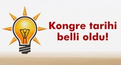 AK Parti'de kongre Eylül'de!