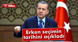Erdoğan: '1 Kasım'da seçim yapılacak'!
