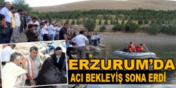 Erzurum'da gölette kaybolan kişinin cesedine ulaşıldı