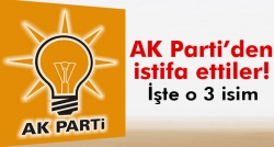 AK Parti’den istifa ettiler