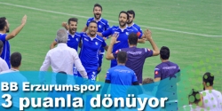BB Erzurumspor 3 puanla dönüyor