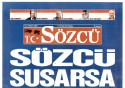 Sözcü Gazetesi manşeti olay