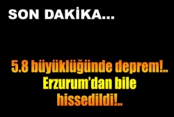 Azerbaycan'da 5.8 büyüklüğünde deprem!