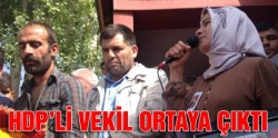 HDP'li vekil Karaçoban'da ortaya çıktı