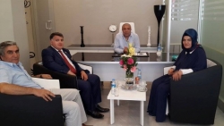 Harp Malulü Gaziler'den başkan Kılıç'a ziyaret
