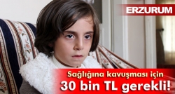 8 yaşındaki Suna, ameliyat için yardım bekliyor