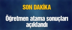 Öğretmen atama sonuçları