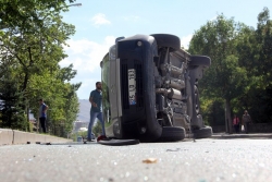 Erzurum'da trafik kazası 6 yaralı