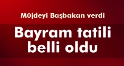 Bayram tatili 9 gün