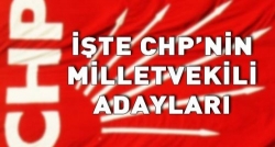 CHP'nin İl İl Milletvekili Aday Listesi