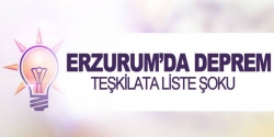 AK parti teşkilatında liste şoku!