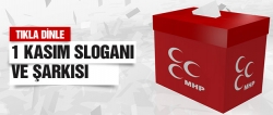 Yeni seçim şarkısı ve 1 Kasım sloganı