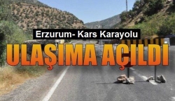 Kağızman-Karakurt yolu ulaşıma açıldı!