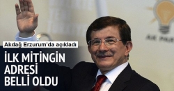 İlk mitinginin adresi belli oldu!