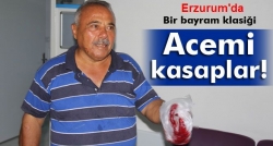 Acemi kasaplar acil servislere koştu!