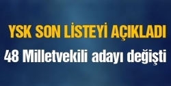 48 Milletvekili Adayı Değişti!