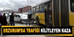 Erzurum'da trafik kazası