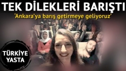 Tek dilekleri barıştı!