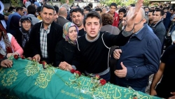 Ümraniye'deki cenazede PKK tepkisi!