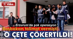 12 kişilik çete çökertildi